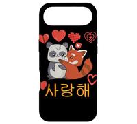 Custodia per iPhone Air Kawaii - Ti amo - Saranghae - K-POP - Korea Panda
