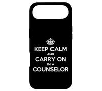 Custodia per iPhone Air Keep Calm and Carry On I'm a Counselor - Divertente