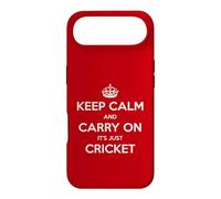Custodia per iPhone Air Keep Calm and Carry On It's Just Cricket - Divertente