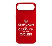Custodia per iPhone Air Keep Calm and Carry On It's Just Cycling - Divertente