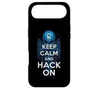 Custodia per iPhone Air Keep Calm And Hack On Hacker Skull Circuit Board