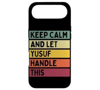 Custodia per iPhone Air Keep Calm And Let Yusuf Handle This Funny Custom Retro Citazione