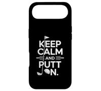 Custodia per iPhone Air Keep Calm And Putt On Cool Funny Golf Citazione
