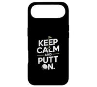 Custodia per iPhone Air Keep Calm And Putt On Cool Funny Golf Citazione