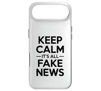 Custodia per iPhone Air Keep Calm It's All Fake News Umorismo sarcastico
