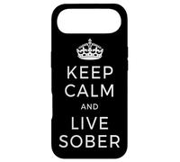 Custodia per iPhone Air Keep Calm & Live Sober Anonymous Alcoholics AA Anti-Alcol