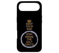 Custodia per iPhone Air Keep Calm Stay Inside Salt Circle Divertente Occulto Paranormale