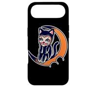 Custodia per iPhone Air Kewpie Baby Kitten x Crescent Moon - Tatuaggio tradizionale Flash