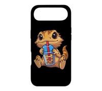 Custodia per iPhone Air Kids Girl Tiny Dinosaur Bubble Boba Tea Bearded Dragon Lover