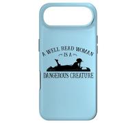 Custodia per iPhone Air Kids Girls Reading A Well Read Woman Is A Dangerous Creature