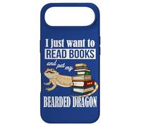 Custodia per iPhone Air Kids Tiny Dinosaur Read Books & Pet My Bearded Dragon Lover