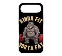 Custodia per iPhone Air Kinda Fit Sorta Fat Fitness - Ippopotamo divertente per sollevamento pesi