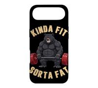 Custodia per iPhone Air Kinda Fit Sorta Fat Fitness - Orso divertente per sollevamento pesi