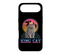 Custodia per iPhone Air King Cat British Shorthair Vintage 80s Funny Kitten Cats