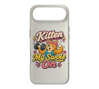 Custodia per iPhone Air Kitten My Swole On Funny Workout Weightlifting Citazione