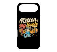Custodia per iPhone Air Kitten My Swole On Funny Workout Weightlifting Citazione Cat