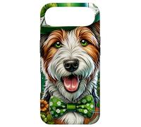 Custodia per iPhone Air Kromfohrlander Dog St Patricks Day Opera d'arte