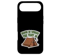 Custodia per iPhone Air La casa è dove si trova la tenda - Funny Camping