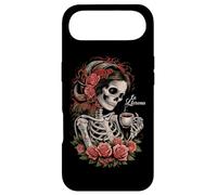 Custodia per iPhone Air La Llorona - Tazza da caffè con scheletro con rose