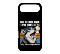Custodia per iPhone Air La luna e io abbiamo un Husky quotidiano