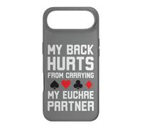 Custodia per iPhone Air La mia schiena fa male dal portare il mio partner Euchre divertente euchre