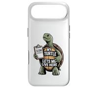 Custodia per iPhone Air La mia tartaruga mi fa vivere qui Scherzo con programma lento