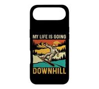 Custodia per iPhone Air La mia vita sta andando in discesa - Snowboarder Amante dello snowboard