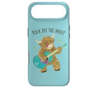 Custodia per iPhone Air La mucca scozzese delle Highland dice "Rock Aye The Moo!"