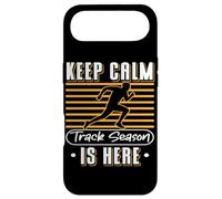 Custodia per iPhone Air La stagione di Keep Calm Track è arrivata Citazione Track And Field Runner