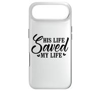 Custodia per iPhone Air La sua vita mi ha salvato la vita cristiani uomini donne fedeli benedetti