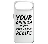 Custodia per iPhone Air La tua opinione non fa parte della ricetta - Slogan divertente dello chef