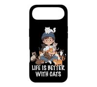 Custodia per iPhone Air La vita è migliore con Cats Lover Man Boy Cat Dad