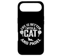 Custodia per iPhone Air La vita è migliore con un gatto e un padel