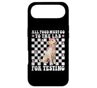Custodia per iPhone Air Labrador Dog Girl Tutto il cibo deve andare al laboratorio per i test