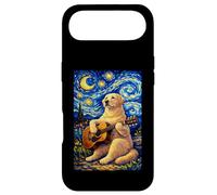 Custodia per iPhone Air Labrador Retriever Playing Guitar Whimsical Art Camping