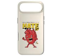 Custodia per iPhone Air L'amore è una cosa terribile da odiare (Grafica a cuore divertente)