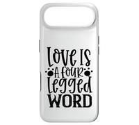Custodia per iPhone Air L'amore è una parola a quattro zampe per gli amanti dei cani e gli animali domestici