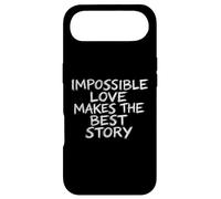 Custodia per iPhone Air L'amore impossibile fa la migliore storia Brush Lettering