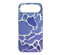 Custodia per iPhone Air Lavanda Blu Cell Pattern Arte Astratta Swirl