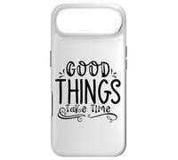 Custodia per iPhone Air Le cose buone richiedono tempo Crescita Mentalità Motivazione per il progresso