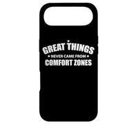 Custodia per iPhone Air Le grandi cose non sono mai venute dalla zona di comfort