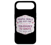 Custodia per iPhone Air Le mie abilità di persone vanno bene La mia tolleranza agli idioti ha bisogno di lavoro