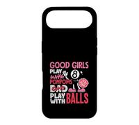 Custodia per iPhone Air Le ragazze cattive giocano con le palle divertente biliardo giocatore di biliardo donne