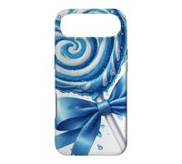 Custodia per iPhone Air Lecca lecca cuore caramella menta piperita blu