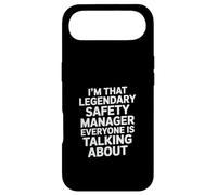 Custodia per iPhone Air Legendary Safety Manager Divertente Detto Sarcastico
