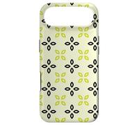 Custodia per iPhone Air Lemon Yellow Green Leaves Crosses Petals Botanical Pattern