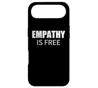 Custodia per iPhone Air L'empatia è gratis Commento sociale minimalista audace