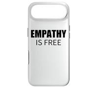 Custodia per iPhone Air L'empatia è gratis Commento sociale minimalista audace