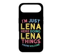 Custodia per iPhone Air Lena Here Doing Lena Cose Divertente Nome Lena