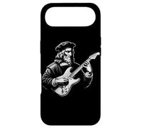 Custodia per iPhone Air Leonardo da Vinci Suonare la Chitarra Bianco Stampa Divertente